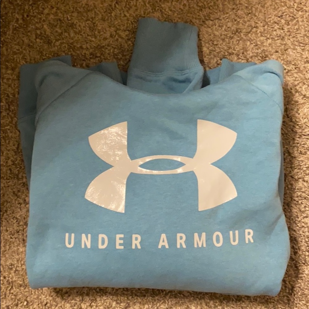 Blue hoodie